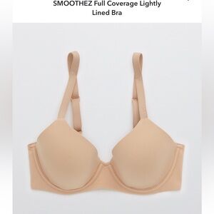 Aerie SMOOTHZ Full Coverage Lightly Lined Bra - Sands